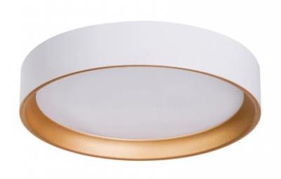 Auster White & Gold Trim to Suit 36W LED Ceiling Oyster Light